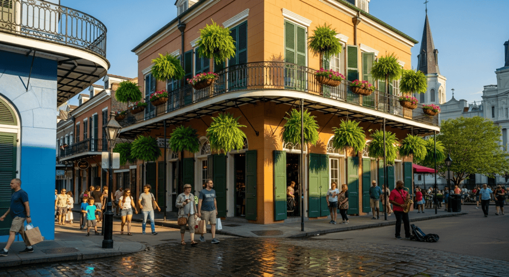 New Orleans French Quarter skyline travel photo for cheap flights guide