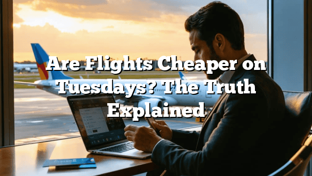 Are Flights Cheaper on Tuesdays? The Truth Explained