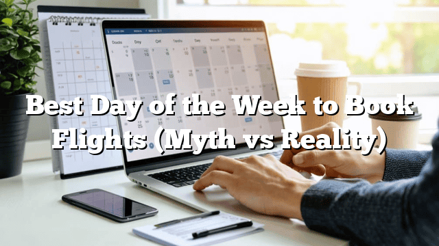 Best Day of the Week to Book Flights (Myth vs Reality)