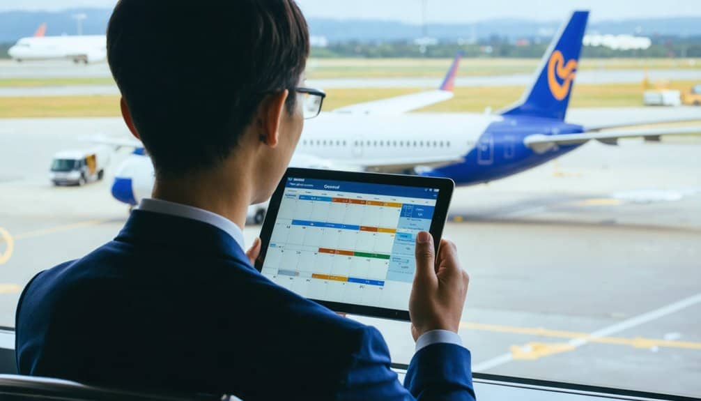 dates airports timing alerts