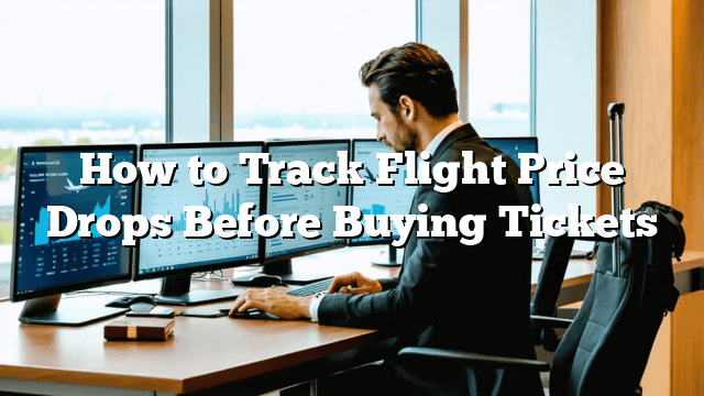 How to Track Flight Price Drops Before Buying Tickets